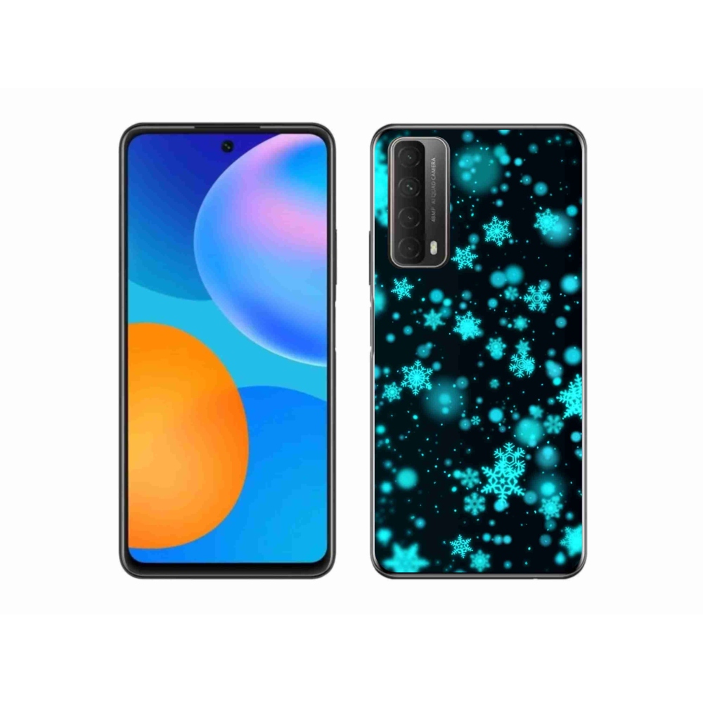 Gélový kryt mmCase na Huawei P Smart (2021) - snehové vločky 1