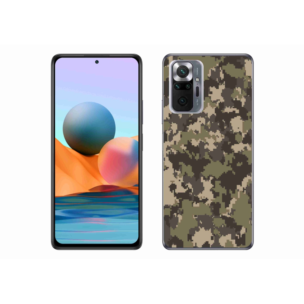 Gélový kryt mmCase na Xiaomi Redmi Note 10 Pro - maskáčový vzor 12