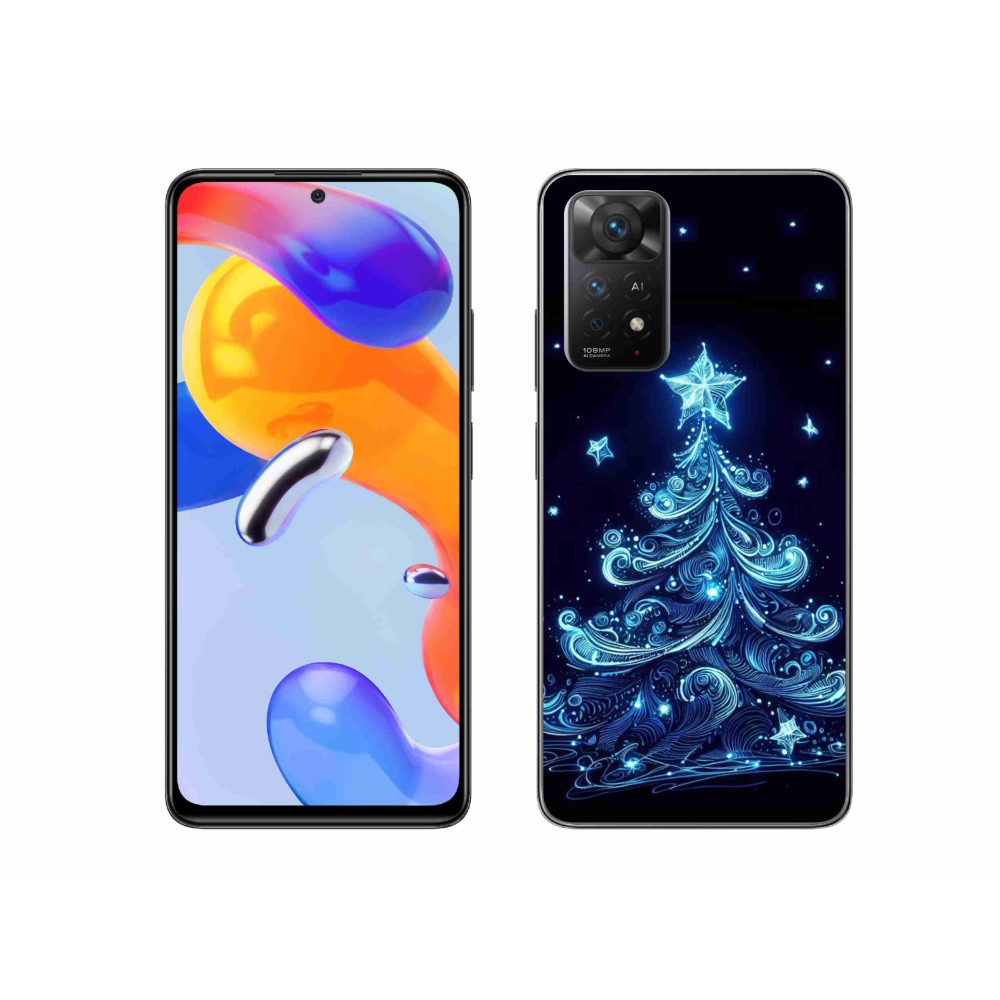 Gélový kryt mmCase na Xiaomi Redmi Note 11 Pro 4G/5G - neónový vianočný stromček 4