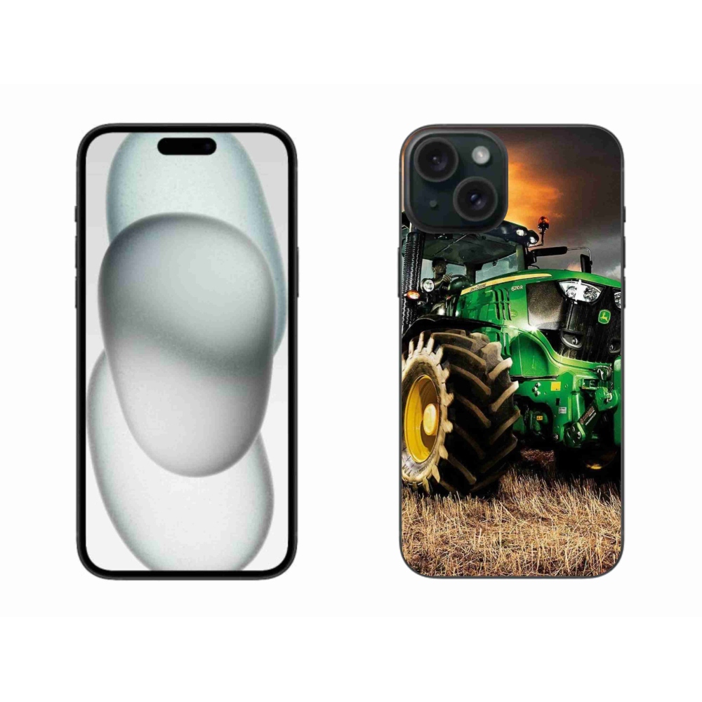 Gélový kryt mmCase na iPhone 15 Plus - traktor