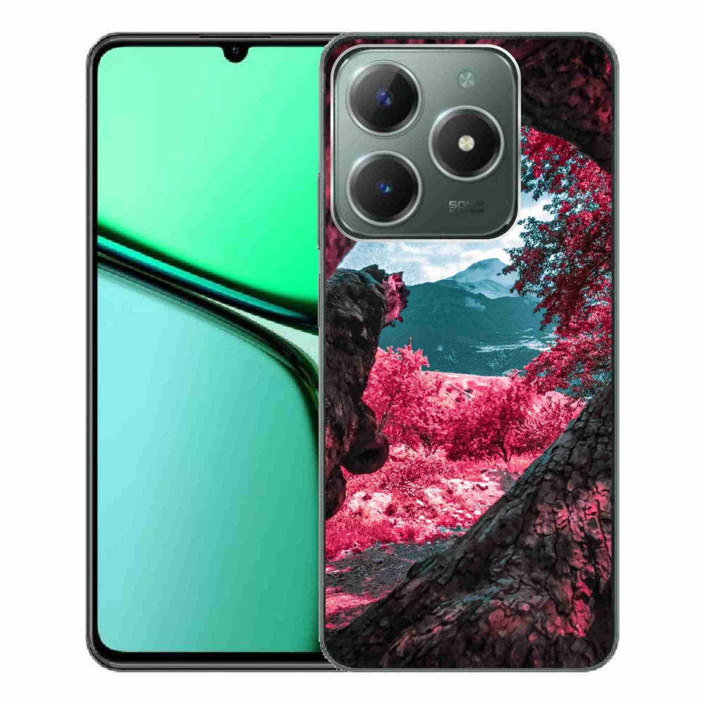 Gélový kryt mmCase na Realme C61 - výhľad na hory