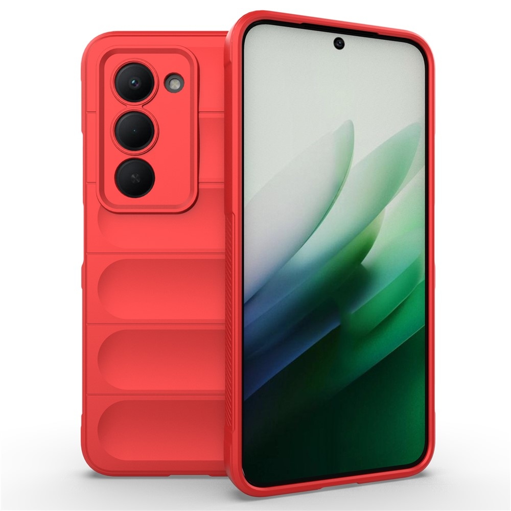 Rugg odolný gélový obal na Xiaomi Redmi 15 5G (169mm) - červený