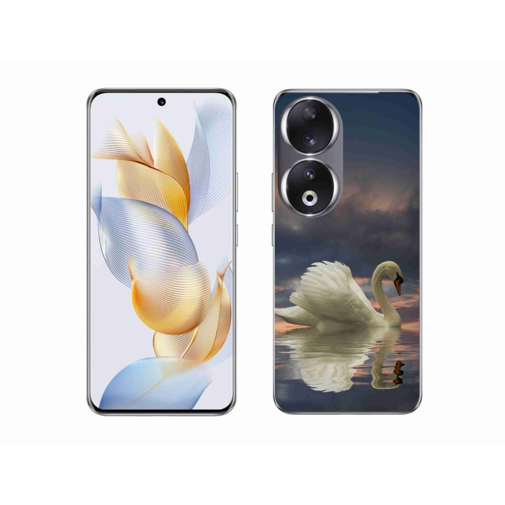 Gélový kryt mmCase na Honor 90 - labuť