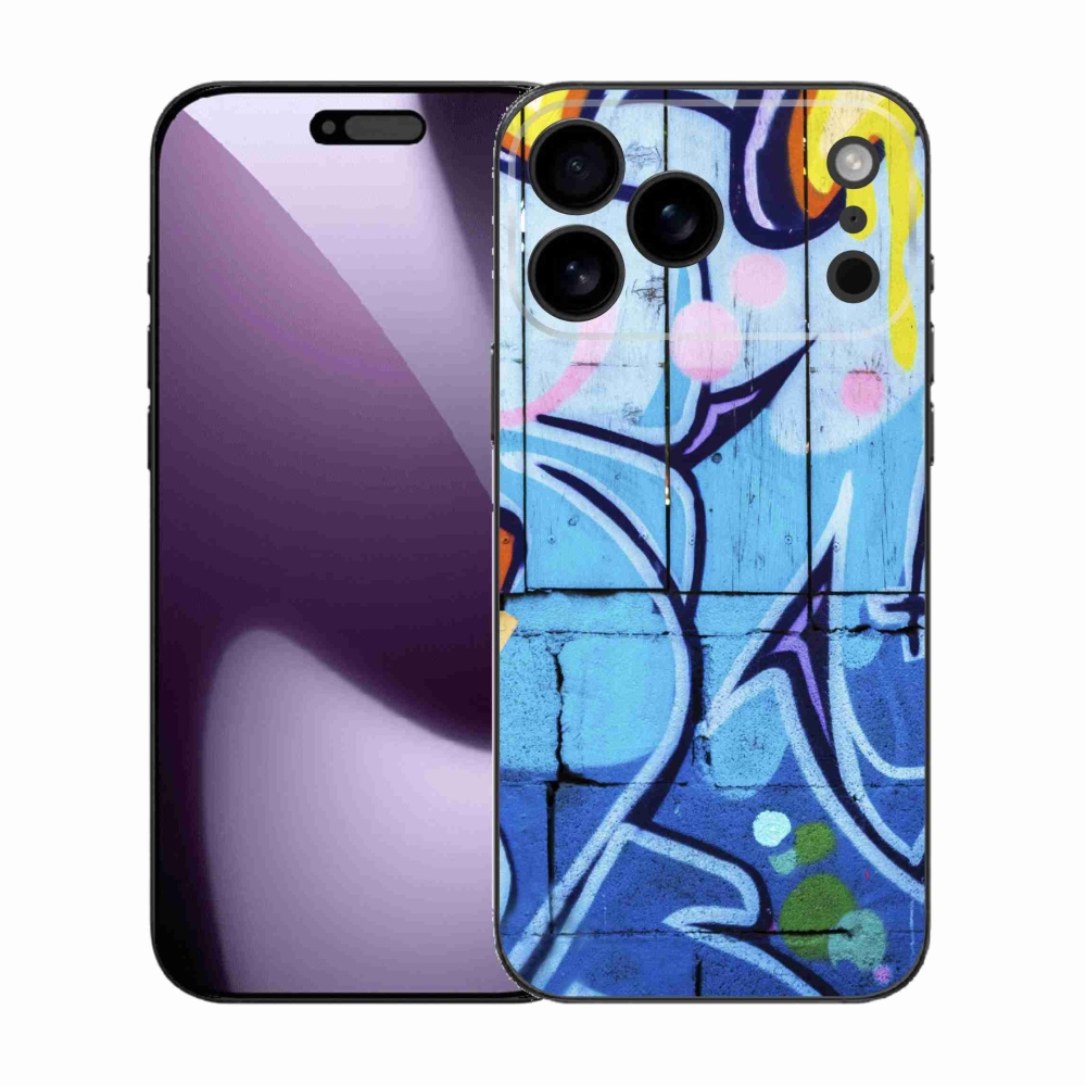 Gélový kryt mmCase na iPhone 17 Pro Max - graffiti