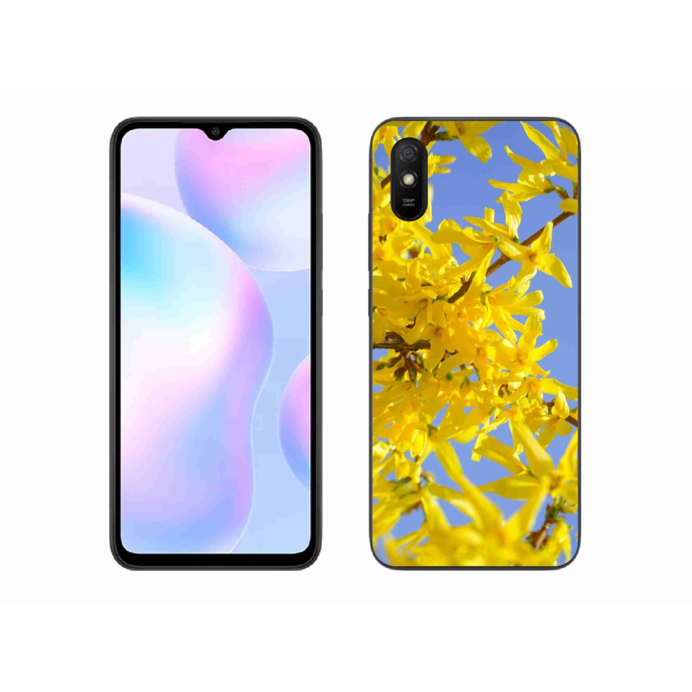 Gélový kryt mmCase na Xiaomi Redmi 9A - žlté kvety