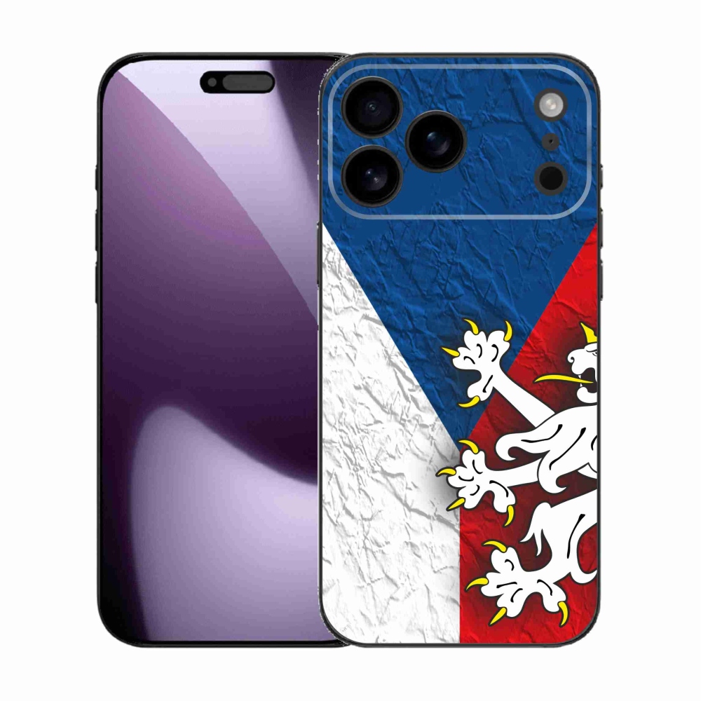 Gélový kryt mmCase na iPhone 17 Pro Max - česká vlajka 1