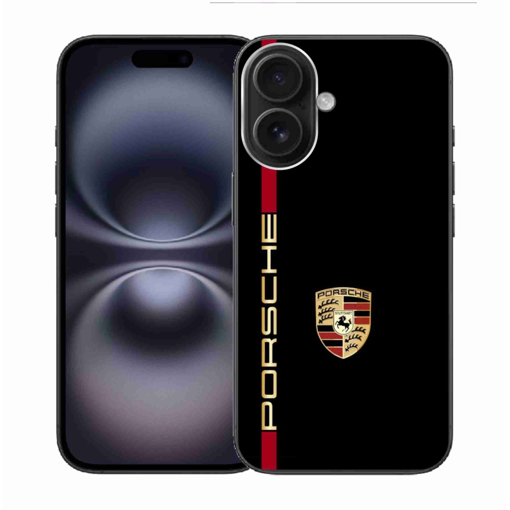 Gélový kryt mmCase na iPhone 16 - porsche 1