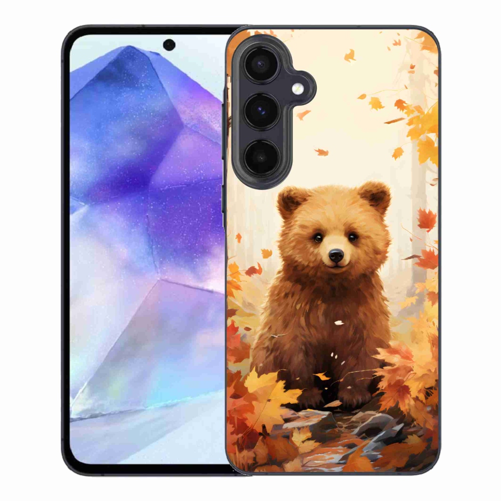 Gélový kryt mmCase na Samsung Galaxy A55 5G - medveď v lese