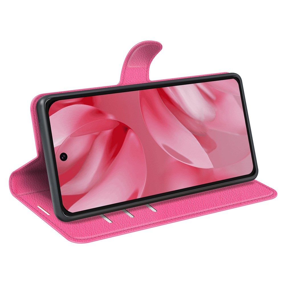 Litchi knižkové puzdro na Google Pixel 10 - rose