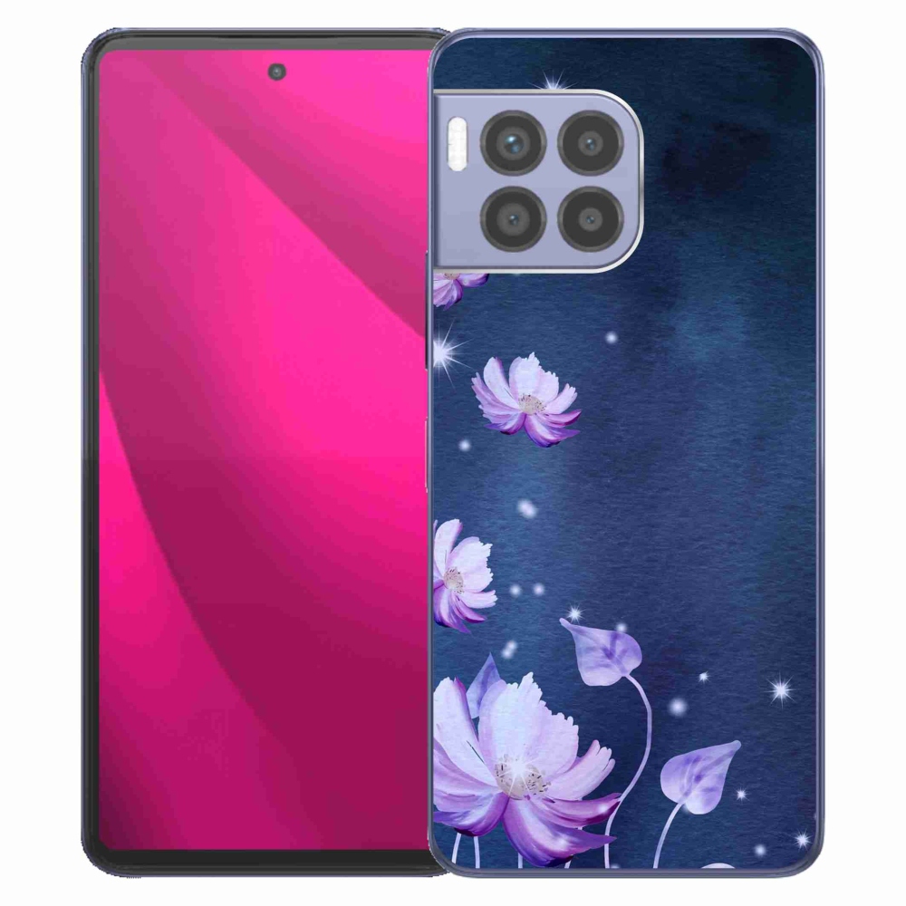Gélový kryt mmCase na T-Mobile T Phone 2 Pro - padajúce kvety
