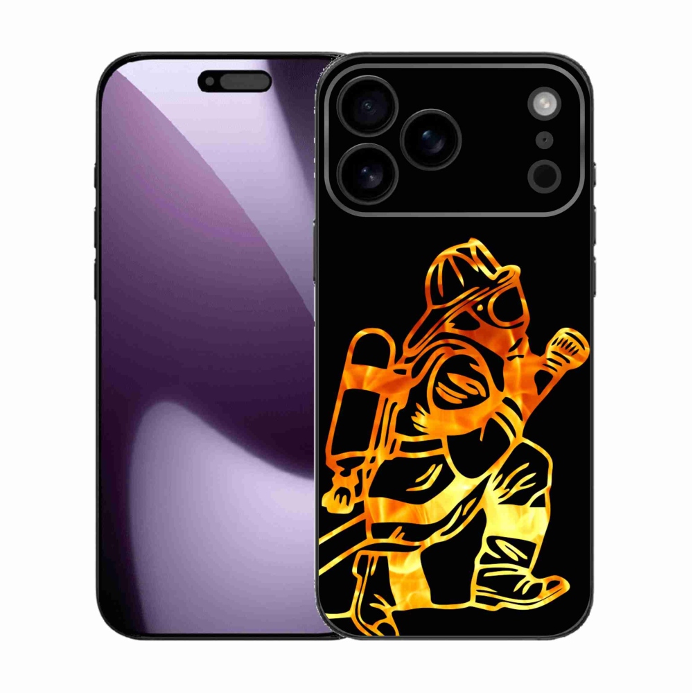 Gélový kryt mmCase na iPhone 17 Pro Max - hasič 1