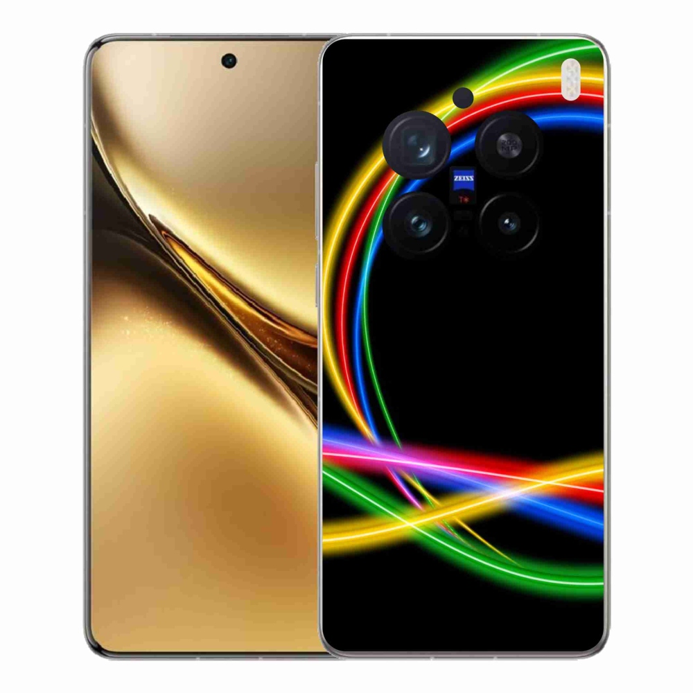 Gélový kryt mmCase na Vivo X200 Pro 5G - neónové kruhy