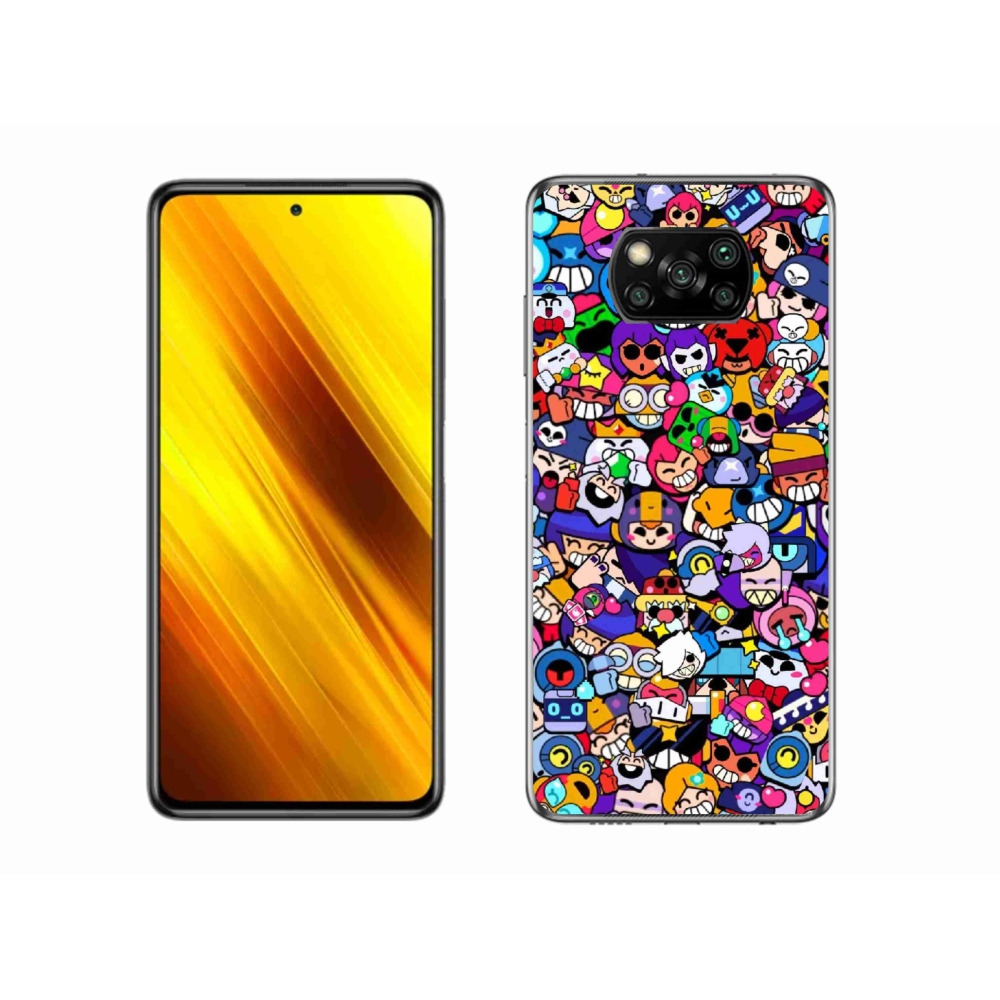 Gélový kryt mmCase na Xiaomi Poco X3 - brawl stars 2