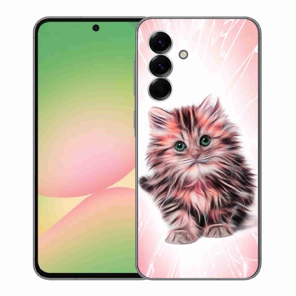 Gélový kryt mmCase na Samsung Galaxy A56 5G - roztomilé mačiatko