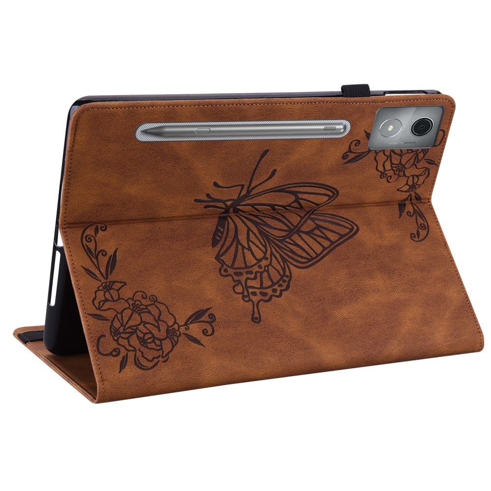 Butterfly zatváracie púzdro na tablet Lenovo Idea Tab Pro 12.7 - hnedé