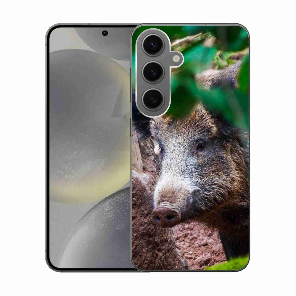Gélový kryt mmCase na Samsung Galaxy S24 - divoké prasa