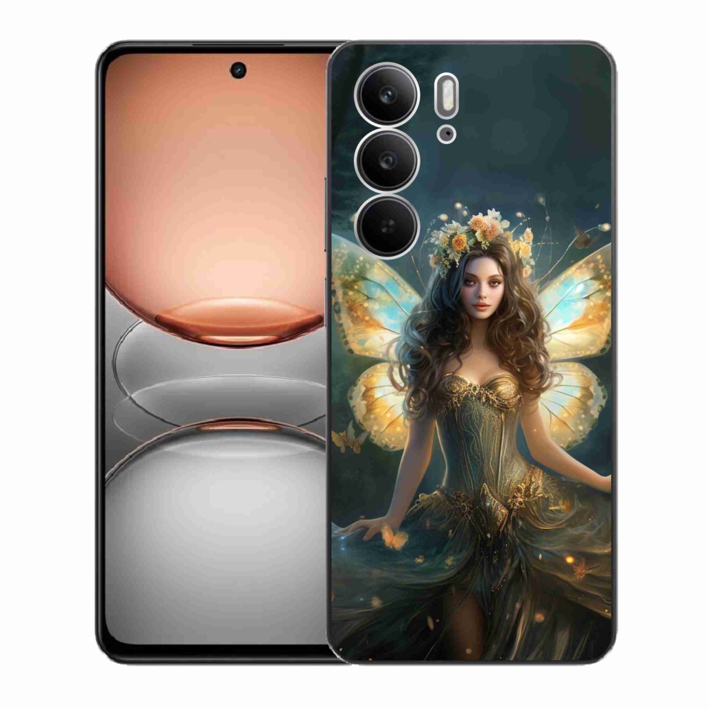 Gélový kryt mmCase na Realme C75 - motýlia žena