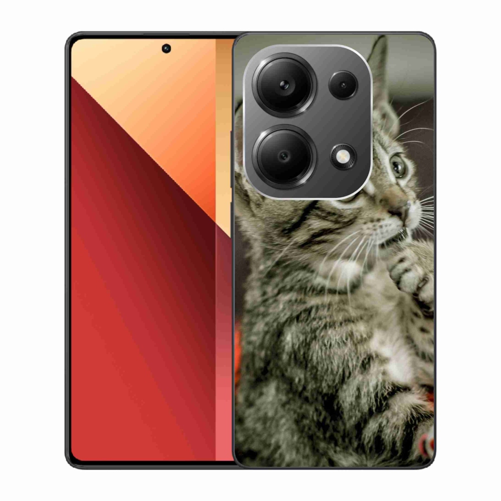 Gélový kryt mmCase na Xiaomi Redmi Note 13 Pro 4G/Poco M6 Pro - roztomilá mačka