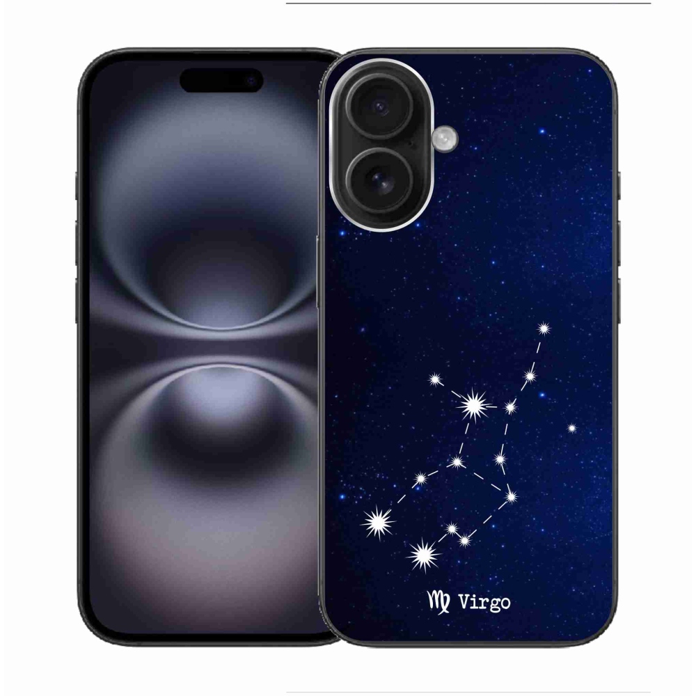 Gélový kryt mmCase na iPhone 16 - súhvezdie Panny