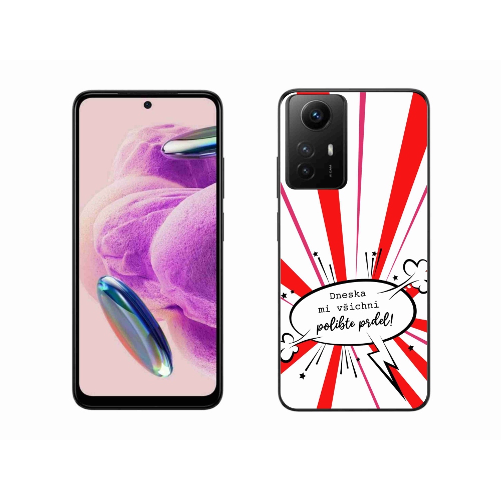 Gélový kryt mmCase na Xiaomi Redmi Note 12S - vtipný text 15 biele pozadie