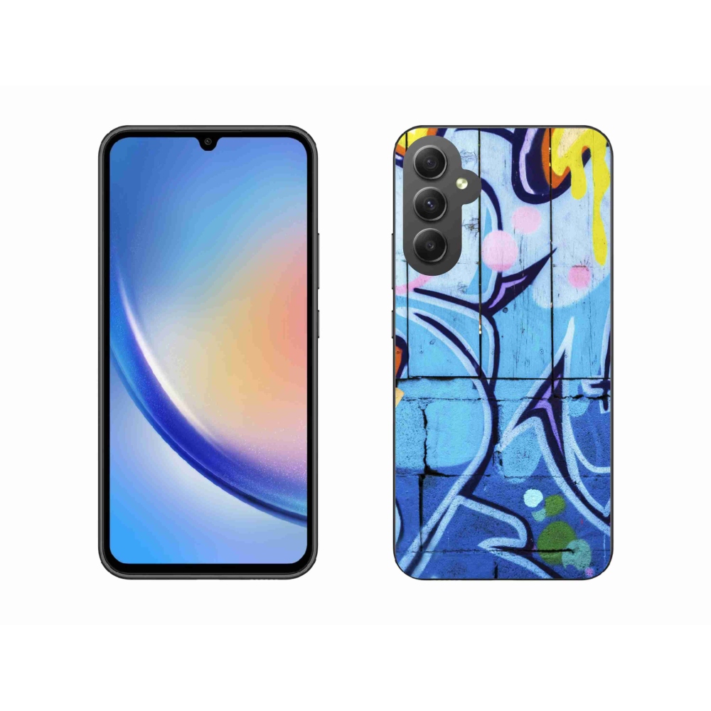 Gélový kryt mmCase na Samsung Galaxy A34 5G - graffiti