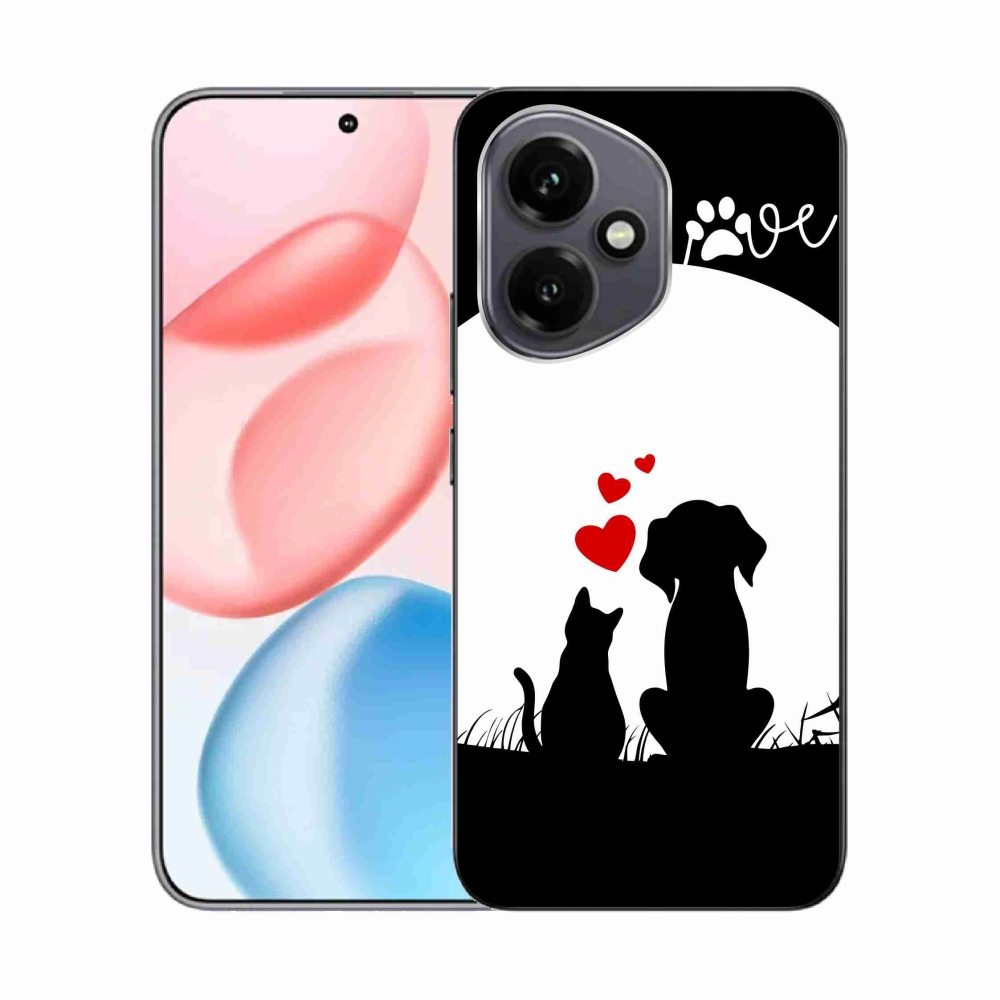 Gélový kryt mmCase na Honor 400 - zvieracia láska