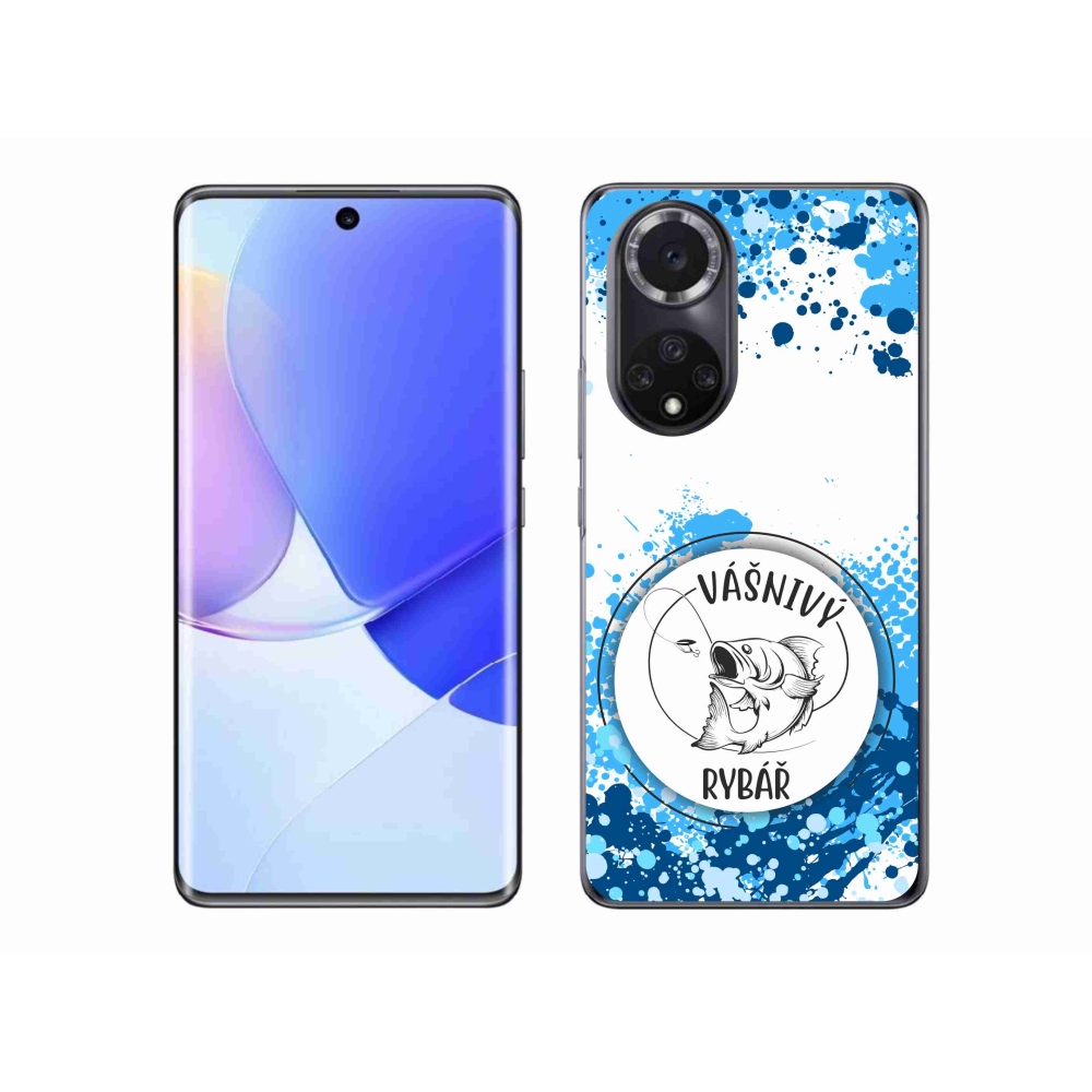 Gélový kryt mmCase na Honor 50 - vášnivý rybár biele pozadie