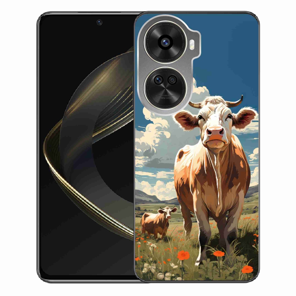 Gélový kryt mmCase na Huawei Nova 12 SE - kravy na lúke