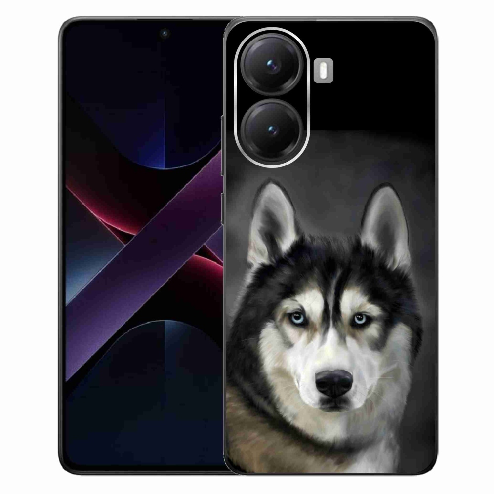 Gélový kryt mmCase na Xiaomi Poco X7 Pro 5G - husky