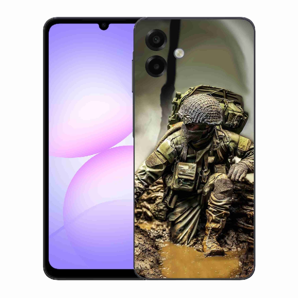 Gélový kryt mmCase na Samsung Galaxy A07 4G - vojak
