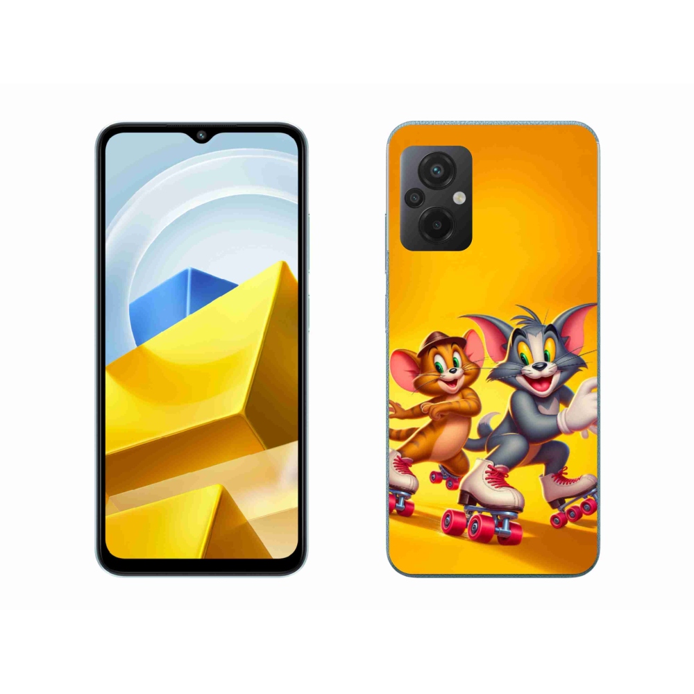 Gélový kryt mmCase na Xiaomi Poco M5 4G - tom a jerry