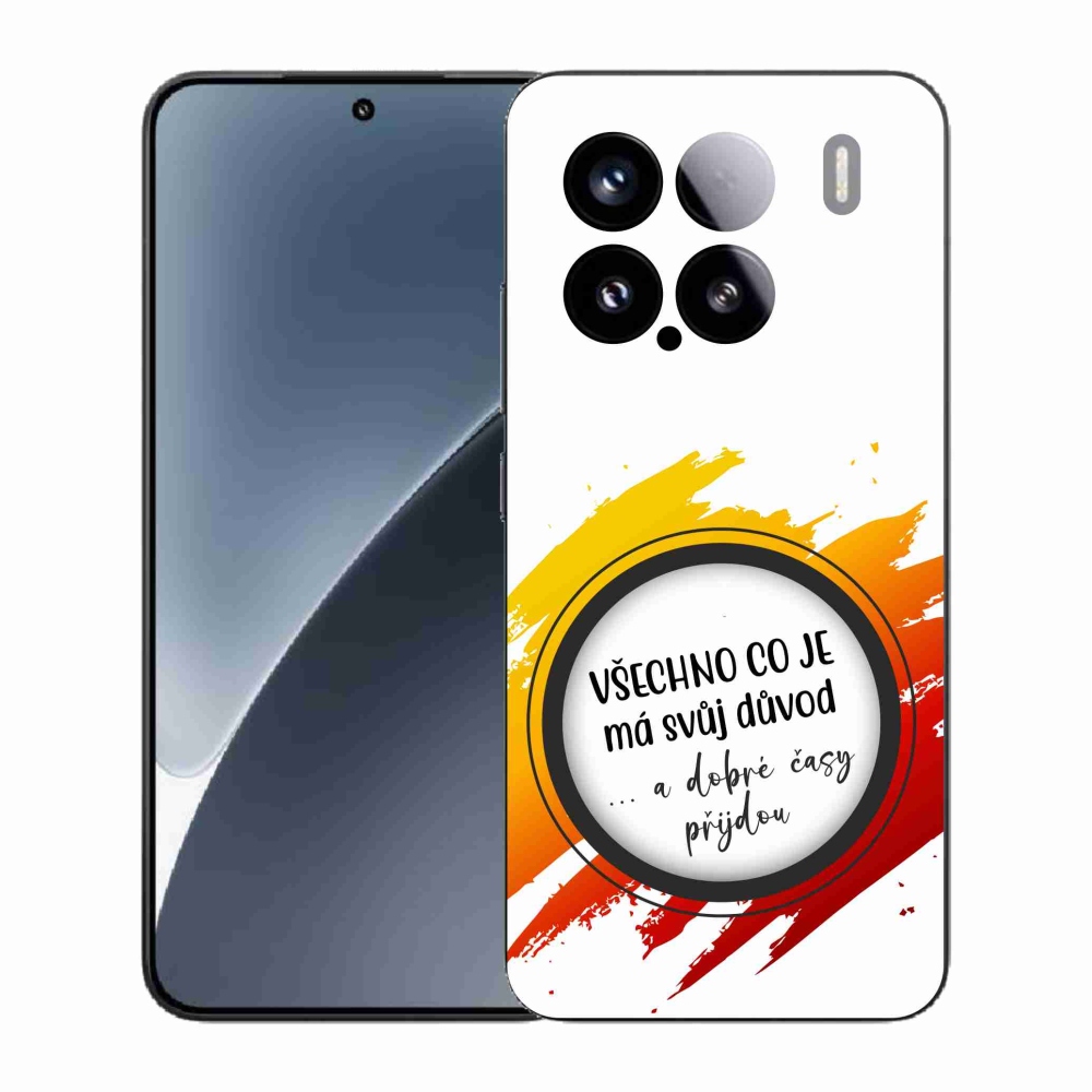 Gélový kryt mmCase na Xiaomi 15 - citát 3 biele pozadie