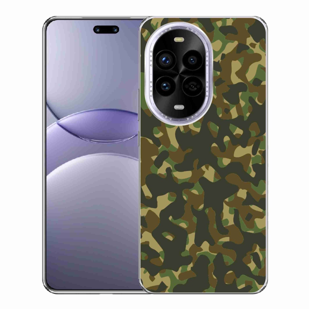 Gélový kryt mmCase na Huawei Nova 13 Pro 5G - maskáčový vzor 1