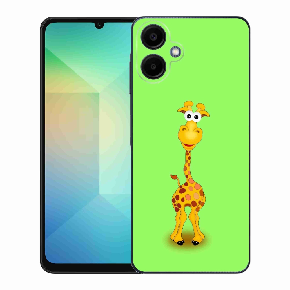 Gélový kryt mmCase na Samsung Galaxy A06 4G - kreslená žirafa