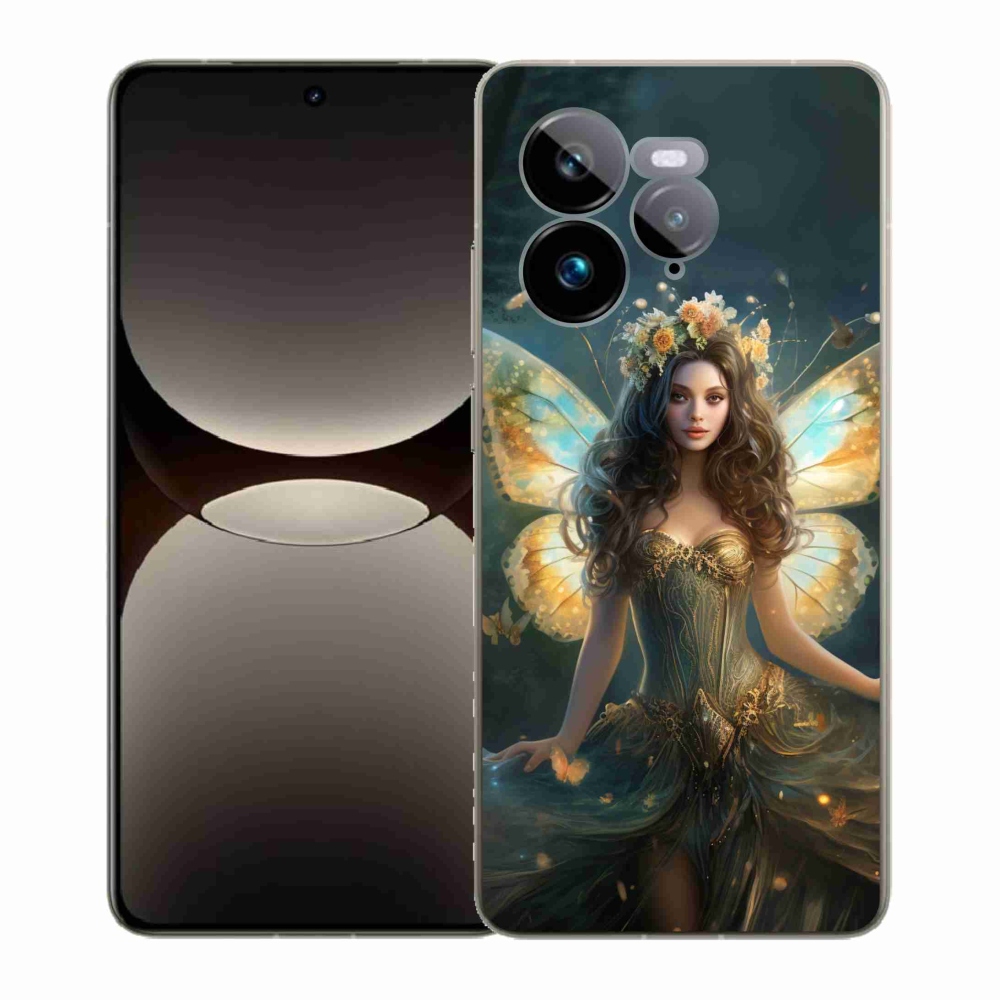 Gélový kryt mmCase na Realme GT 7 Pro 5G - motýlia žena
