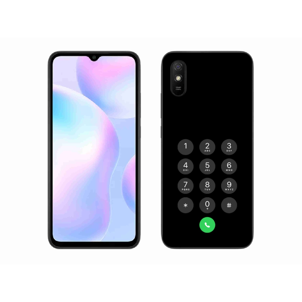 Gélový kryt mmCase na Xiaomi Redmi 9AT - čierny číselník