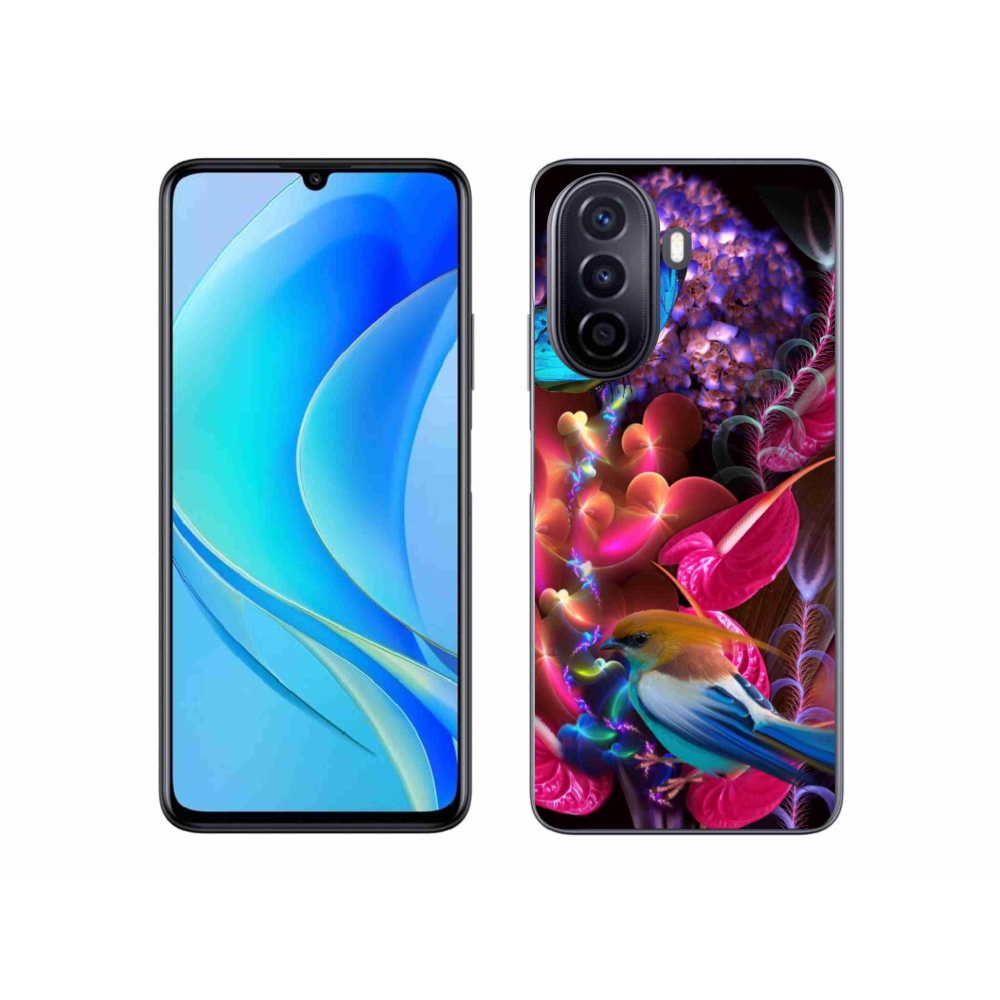 Gelový kryt mmCase na Huawei Nova Y70 - barevné květiny