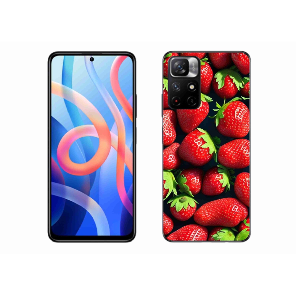 Gélový kryt mmCase na Xiaomi Redmi Note 11S 5G - jahody