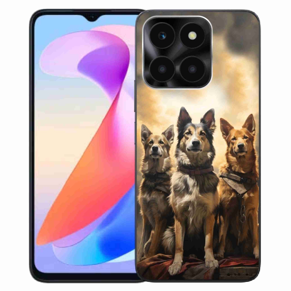 Gélový kryt mmCase na Honor X6a - tri psy