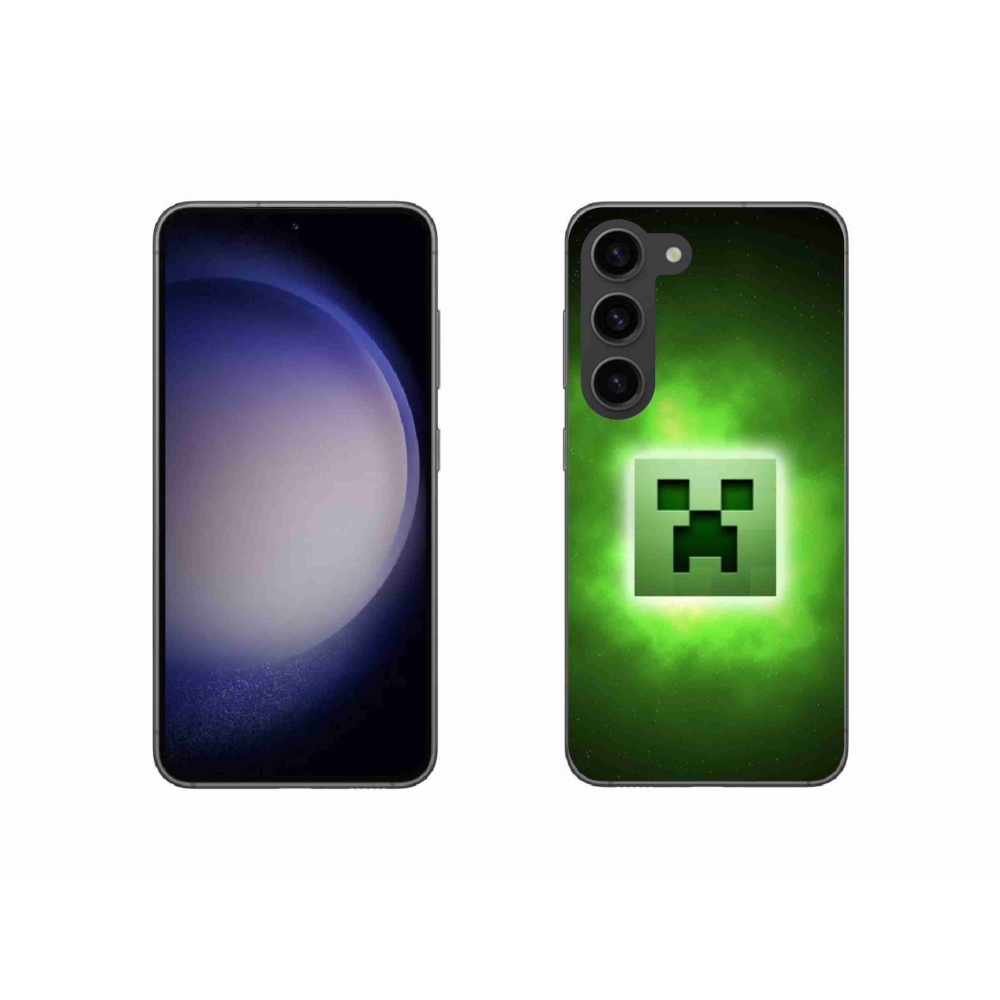 Gélový kryt mmCase na Samsung Galaxy S23 5G - minecraft