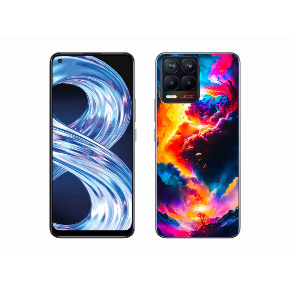 Gélový kryt mmCase na Realme 8 Pro - abstraktný motív