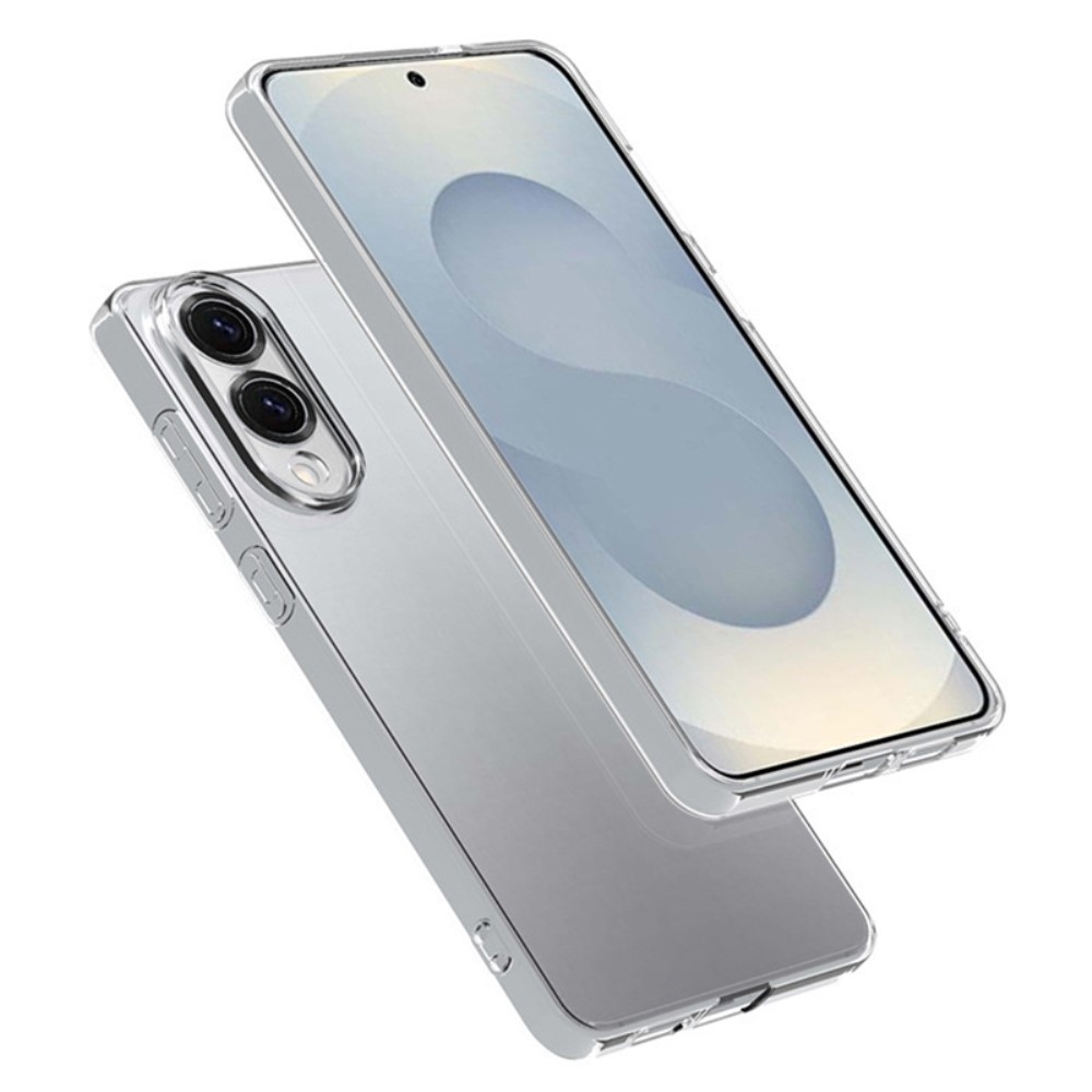 Priehľadný gélový obal na Samsung Galaxy S25 Edge - priehľadný