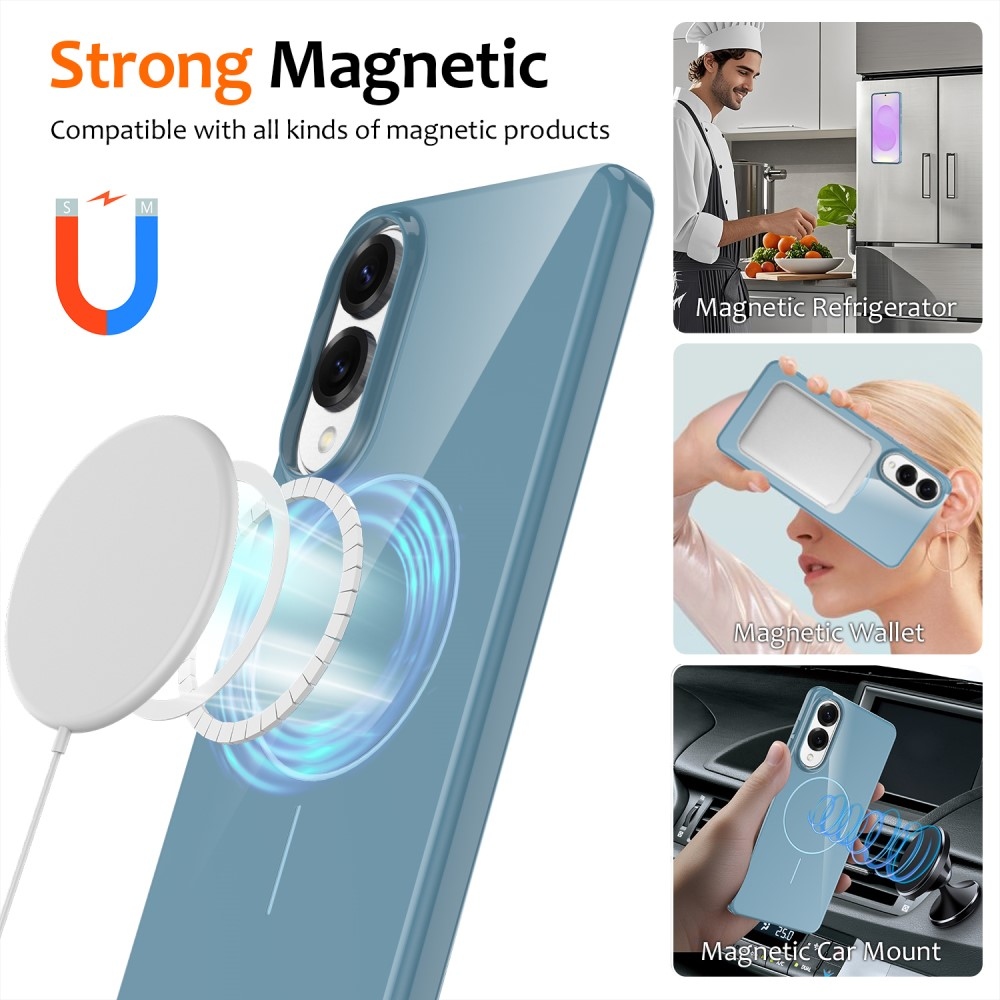 Carry gélový obal s MagSafe na Samsung Galaxy S25 Edge - modrý
