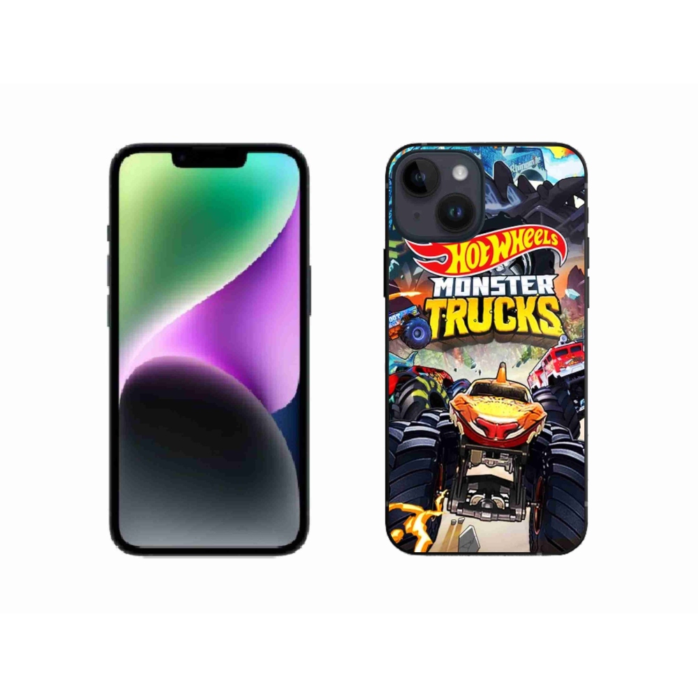 Gélový kryt mmCase na iPhone 14 - hot wheels 2