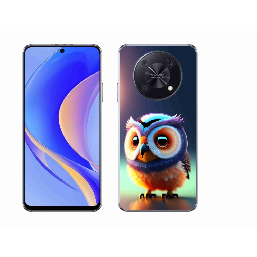 Gelový kryt mmCase na Huawei Nova Y90 - sovička