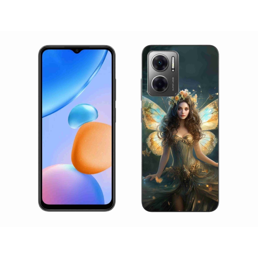 Gélový kryt mmCase na Xiaomi Redmi 10 5G - motýlia žena