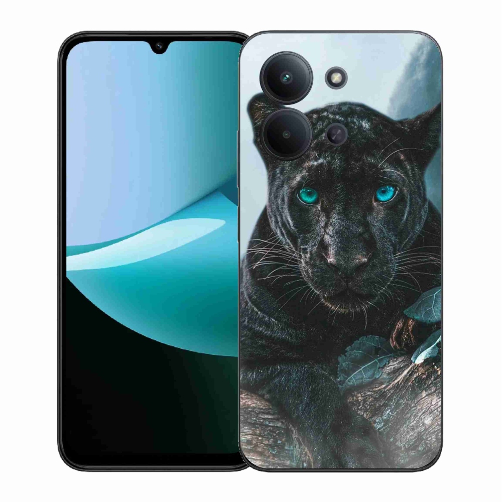 Gélový kryt mmCase na Xiaomi Redmi 15C 4G (171mm)/Poco C85 4G (171mm) - čierny panter