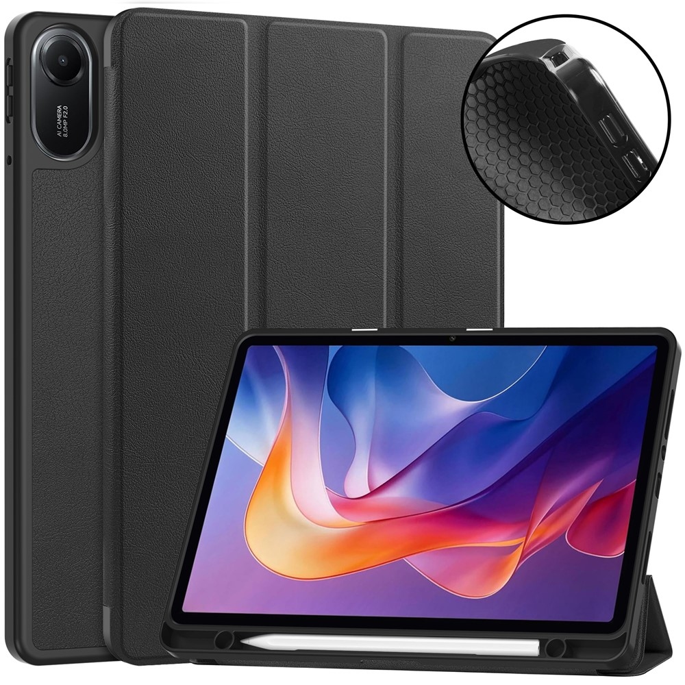 Cases chytré zatváracie púzdro na Xiaomi Redmi Pad 2 - čierne