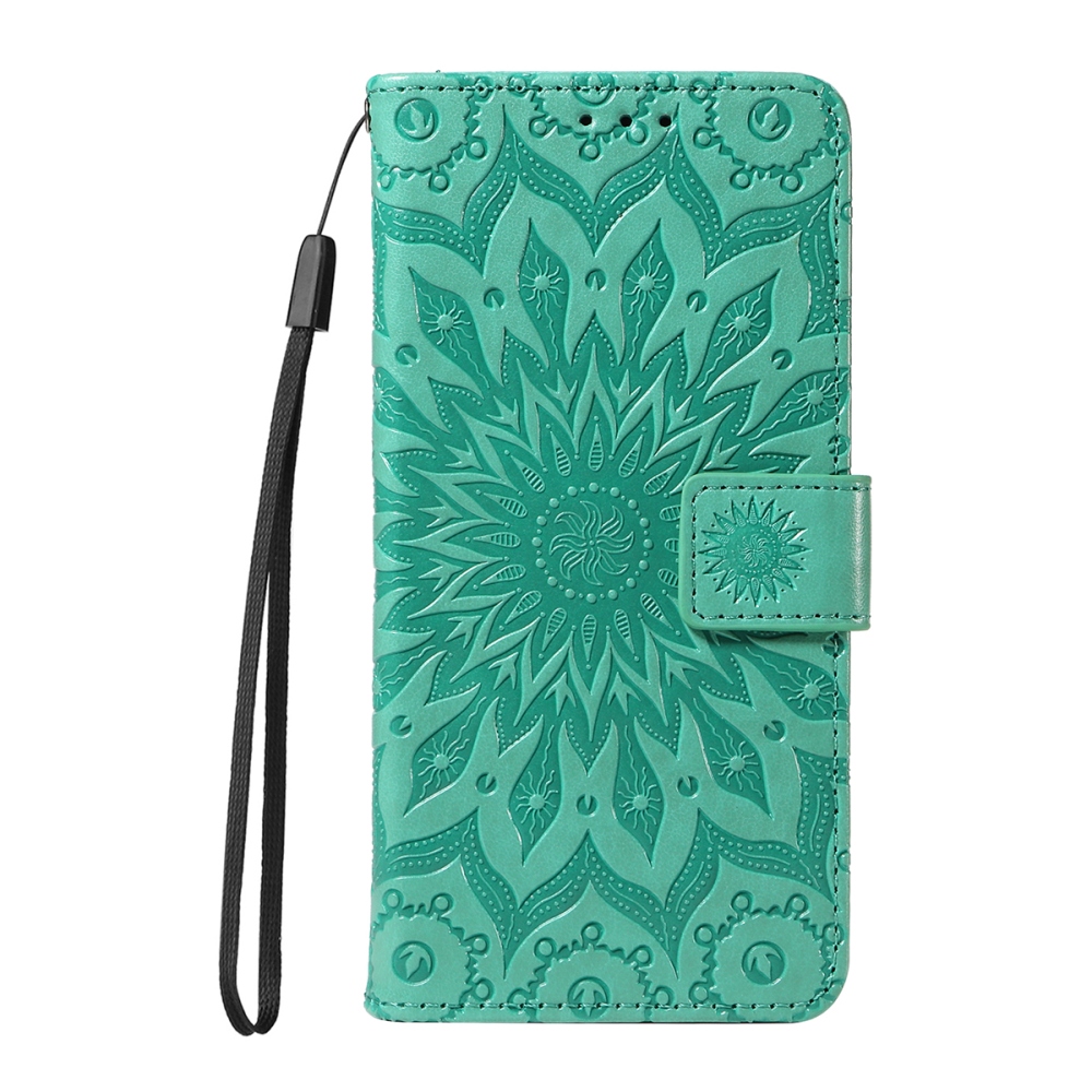 Sunflower knižkové púzdro na Xiaomi Redmi 15C 4G/5G (173mm) - modrozelené