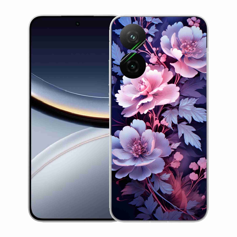 Gélový kryt mmCase na Xiaomi Poco F7 5G - kvety 11